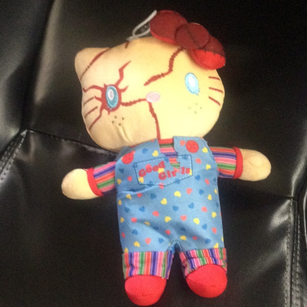 New Hello Kitty Chucky Plush Stuffed Doll